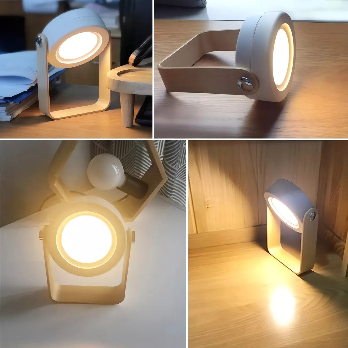 Linterna LED Recargable Retráctil Usb