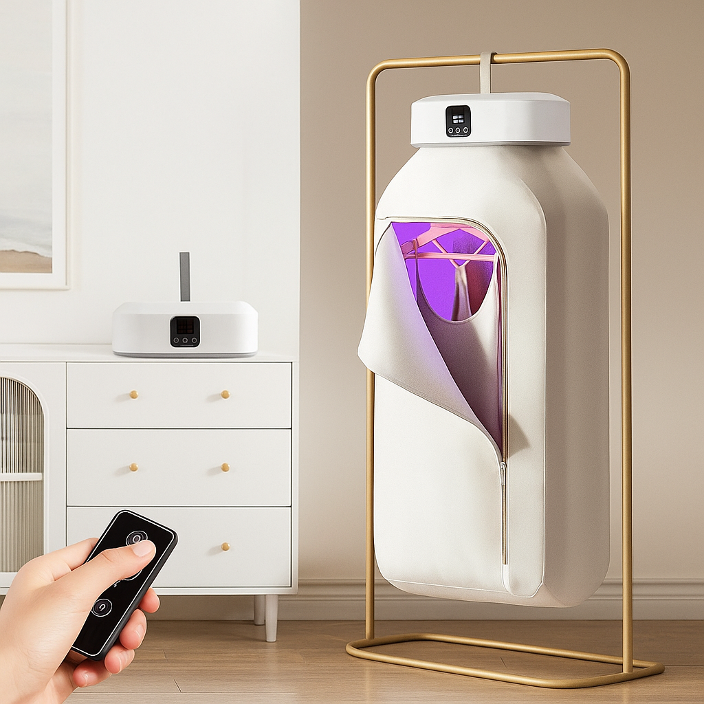 SECADOR ELECTRICO PLEGABLE DE ROPA