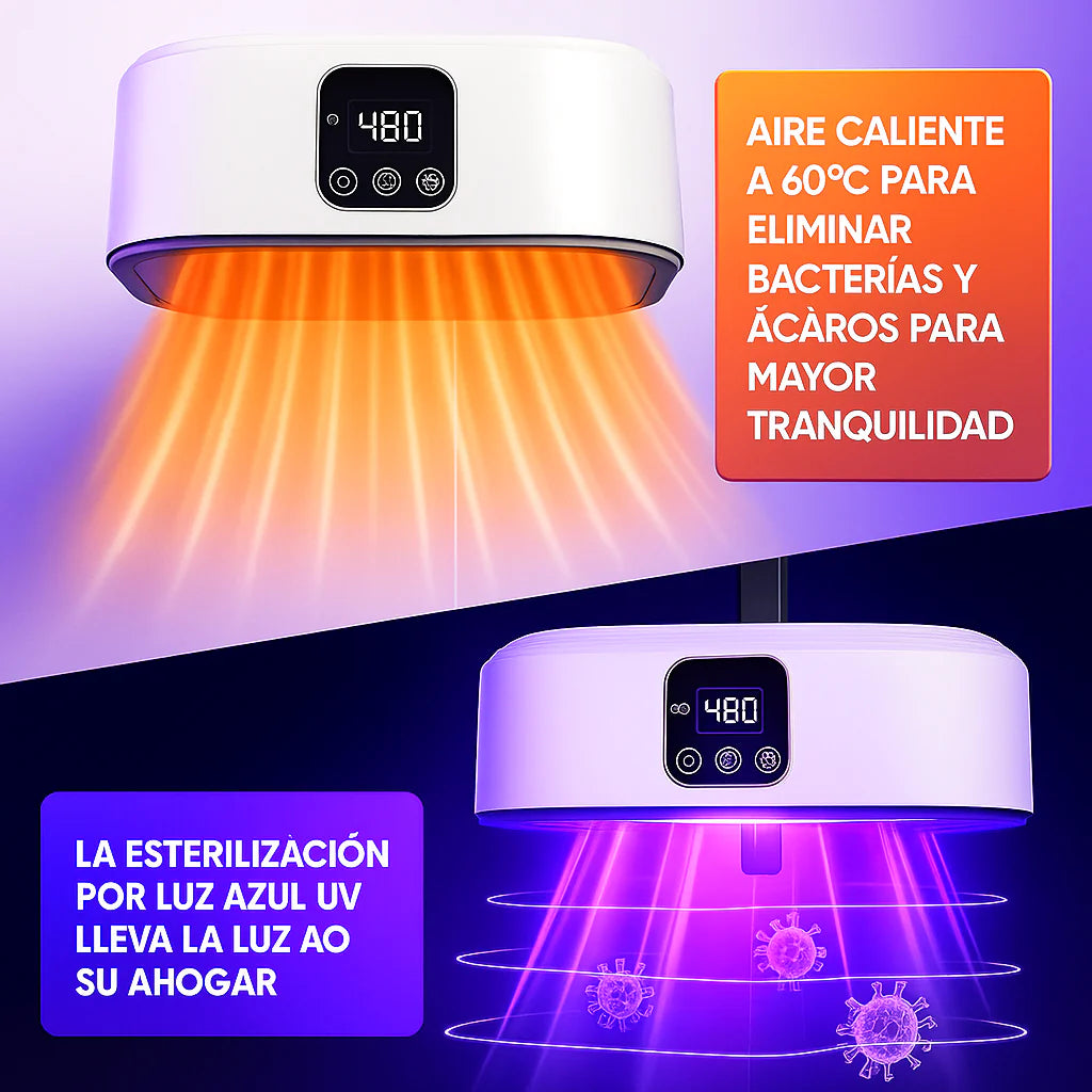 SECADOR ELECTRICO PLEGABLE DE ROPA
