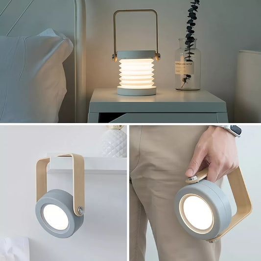 Linterna LED Recargable Retráctil Usb
