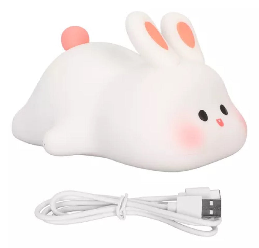 Lámpara nocturna De Conejo De Silicona