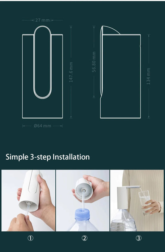 🚰 Dispensador de Agua Eléctrico Plegable